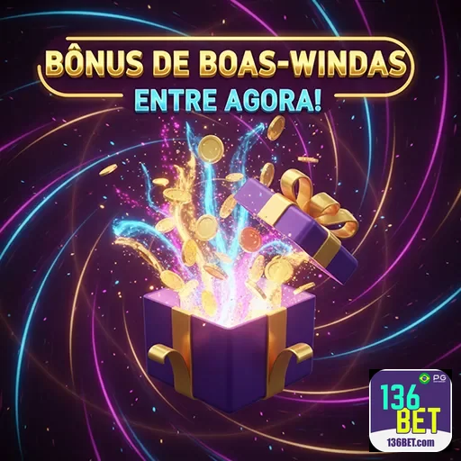 Imagem promocional do 136bet destacando bônus, relacionada ao site 136bet para apostas online.