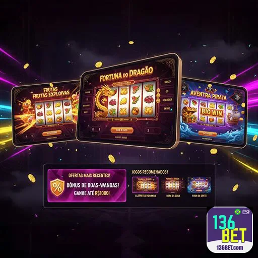 Imagem da página inicial do 136bet, site de apostas online com destaque para promoções e jogos.